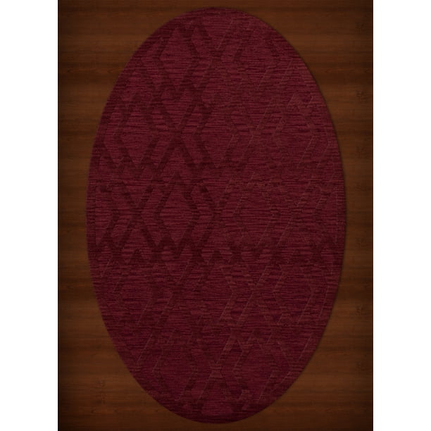 Dalyn Rugs Dover DV1 Rug Rich Red 4' x 6' Oval Dalyn Rugs Dover DV1 Rug Rich Red 4' x 6' Oval